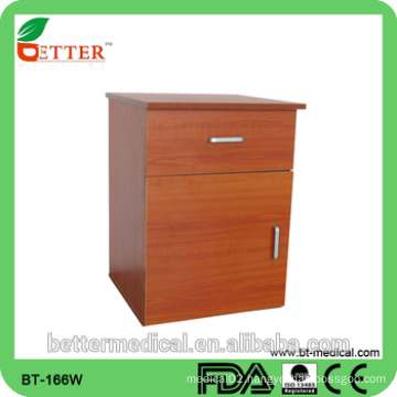 hospital wood bedside locker